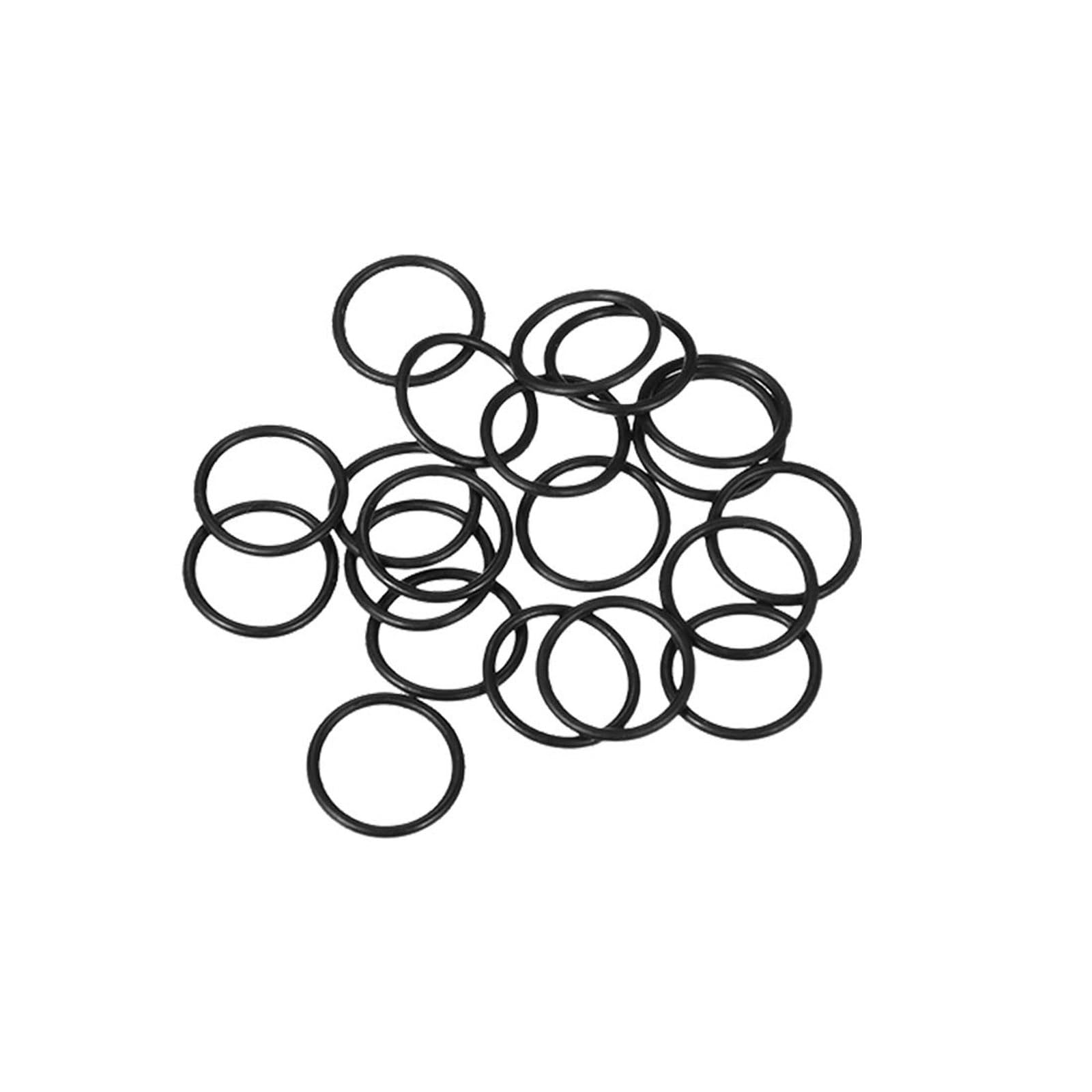TA-VIGOR 20Pcs Nitrile Rubber O-Rings, 10mm OD 8mm ID 1mm Width Rubber Washers Spacer O-Rings Gasket kit, Metric Sealing Gasket for Hose, Faucet, Automotive, Plumbing