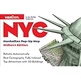 Pop-Up NYC Map by VanDam - City Street Map of New York City, New York - Laminated folding pocket size city travel and subway map, 2018 Edition (Pop-Up Map)