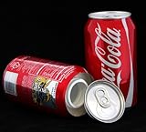 Coca Cola Stash Diversion Safe Can+Free Pack of 1 1/4 Rasta Wrap