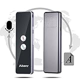 Aibecy Smart Language Translator Real-time Multi Speech/Text Translation Device with APP for Business Travel Shopping English Chinese French Spanish Japanese Arabic
