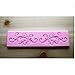 Allforhome(TM) Sugarcraft Silicone Embossing Mold Lace Fondant Mould Fondant Cake Decoration Mold Polymer Clay Resin Molds