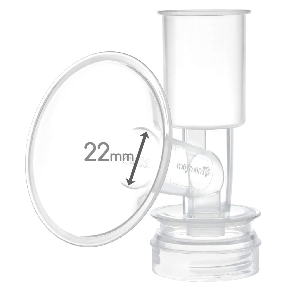 Maymom Breast Shield Flange for Ameda Breast Pumps (22 mm, Small, 1-Piece)