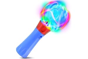 ArtCreativity Light Up Wand for Kids – LED Spinning Light Bright Toy with Flashing Lights – Fun Light Spinnning Toys, Sensory Toys for Kids with Autism – Batteries Included