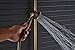 Rozin Bathroom Rainfall Shower Tub Faucet Set 8-inch Top Showerhead + Handheld Spray Antique Brass