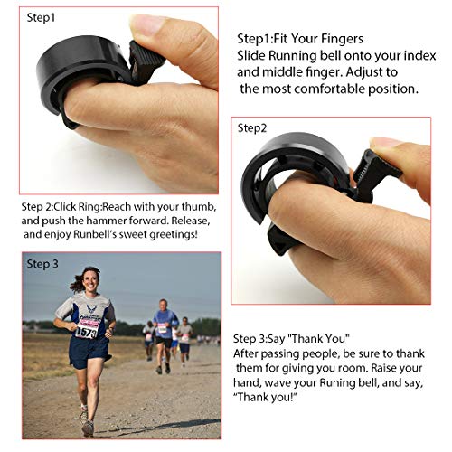 HUIRONG Bike Bell, Aluminum Alloy Bicycle Bells Mountain Bicycle Bells