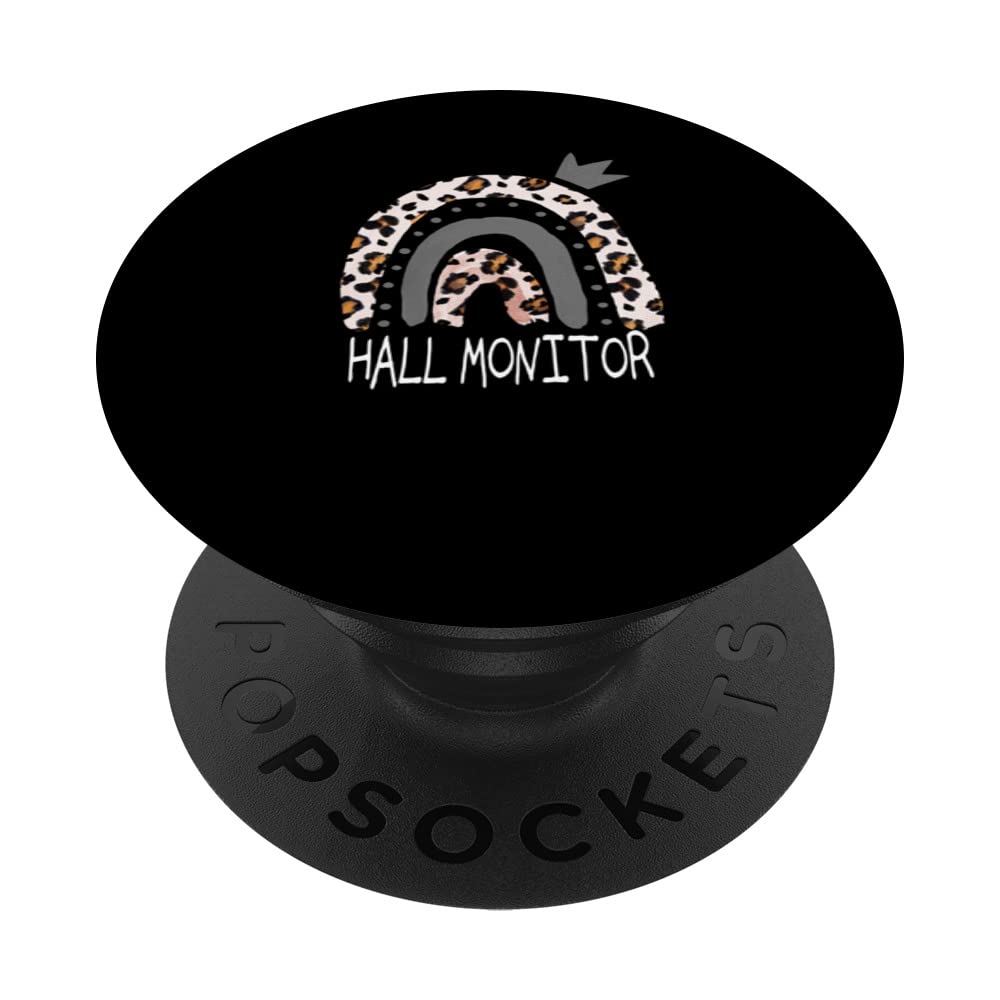 Only The Brave Are Hall Monitors-Fun School Bus PopSockets Swappable PopGrip
