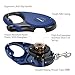 Peteast Retractable Dog Leash Small Breed, Patented Dog Leash for Small Dog, Leash Up to 26lbs, 10ft, Portable Design with One Button Brake/ Lock, Comfortable Hand Grip，Blue