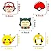 MALLMALL6 30Pcs Pikachu Swirls Decorations Pikachu Birthday Party Decoration Supplies Hanging Whirl Streamers Anime Ceiling Spiral Room Decor Video Game Party Favors Pikachu Stickers for Kids