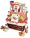Christmas Gift Food Baskets Chocolate, Santa, Cookies, Candy, Waffles – Perfect Care Package Gifts for College Students, Couples, Military, Women, Men, Family, Friends, Boys, Girlsthumb 1