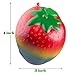 BeYumi Slow Rising Toy, Rainbow Dolphin Cake, Rainbow Strawberry, Drinks Set Squishy Cream Scented Decompression Squeeze Toys for Collection Gift, decorative props Large or Stress Relief