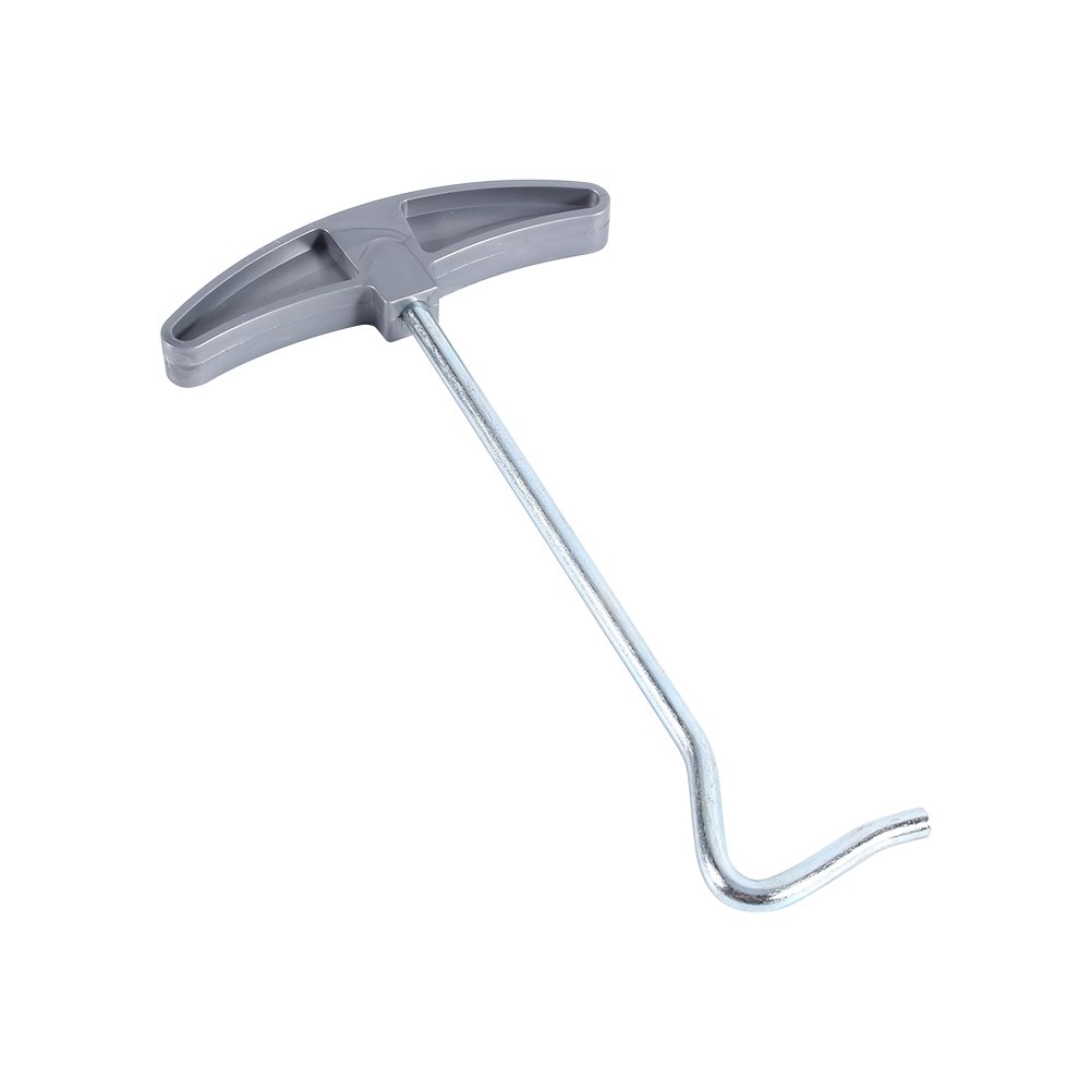 Tent Peg Puller, Plastic and Metal Camping Tool for Tents Caravans Awnings with Long Handle Outdoor Use