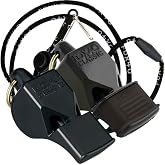 Fox 40 Pealess Whistle 2 Pack/Classic + Classic CMG with 1 Lanyard