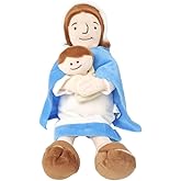 GUUZOGG 13 Inch My Friend Jesus Plush, Soft Stuffed Jesus Figure Doll, Cute Classic Christ Religious Savior Jesus Stuffed Plu