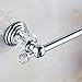 WINCASE Crystal Bathroom Hardware Set 24 Inch, Chrome Towel Bar Set, Silver 4 Piece Accessories Wall Mounted Coat Hook Hand Towel Ring Toilet Paper Holder