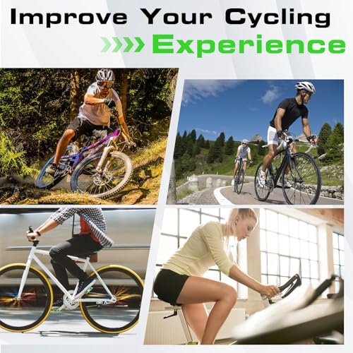 Zacro Bike Seat Cushion Cover - Gel Padded Bike Seat Cover for Men Women, Extra Soft Exercise Bicycle Seat Compatible with Peloton, Outdoor & Indoor