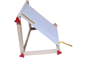 SM SunniMix Cross Stitch Frame Embroidery Table Stand Wooden Cross Stitch Hoop Stand for Studio Office Quilting Cross Stitch 