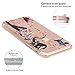 iPhone 7 Case, JAHOLAN Cute Design Clear Bumper TPU Soft Case Rubber Silicone Skin Cover for iPhone 7 - Flower Pretty Girl