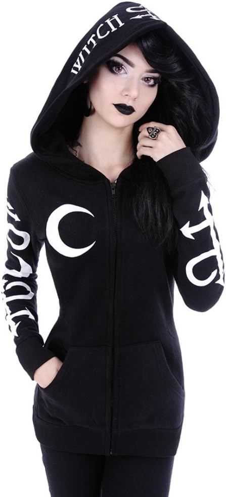Restyle Witchcraft Occult Symbol Nugoth Punk Hoodie