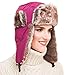 MELIFLUOS DESIGNED IN SPAIN Trapper Hat for Men and Women Russian Warm Fur Ski Fall Winter Hunting (TH01-12) Magenta