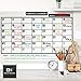 Magnetic Dry Erase Calendar for Refrigerator [17x12] & Weekly Magnetic Calendar | Monthly Whiteboard Wall Calendar and Fridge Board Planner | Dry Erase Markers & Eraser | 2019 Home or Office