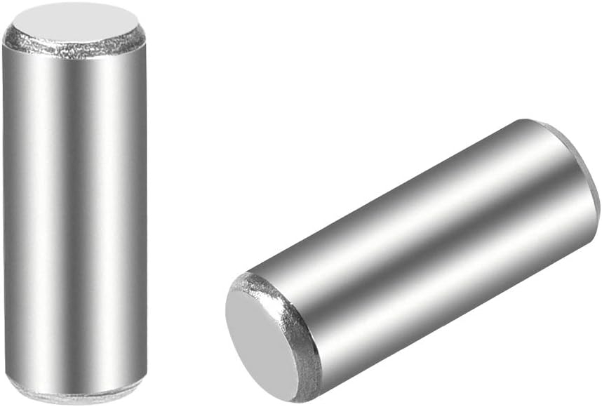 sourcing map 5 x 14mm(Approx 13/64") Dowel Pin 304 Stainless Steel Wood Bunk Bed Dowel Pins Shelf Pegs Support Shelves 25Pcs