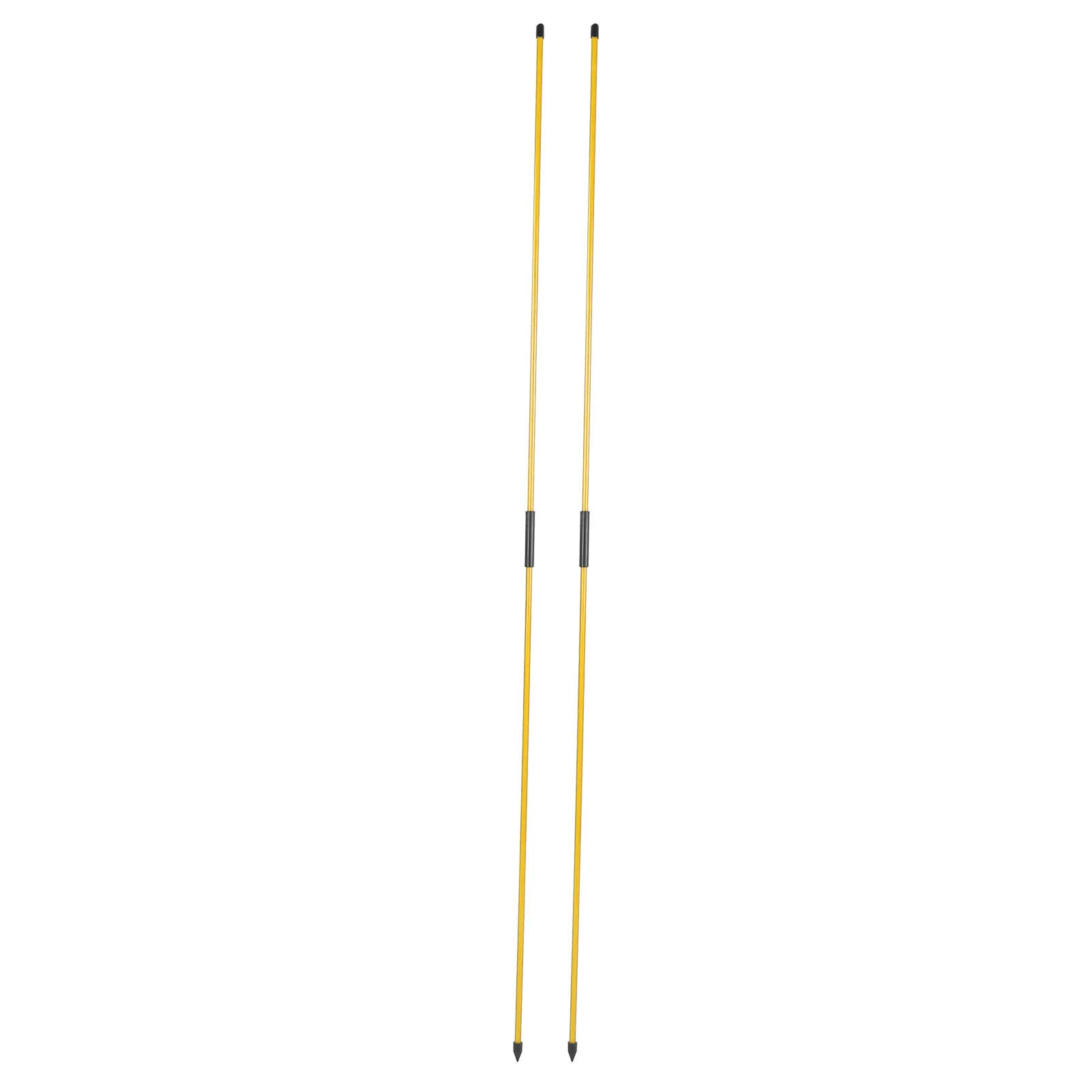 Alignment Aid Practice Rods strong and Alignment Sticks Training Aid for lovers (especially beginners)(yellow)