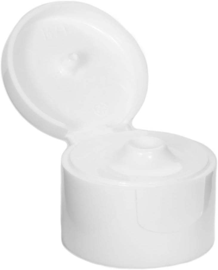 Octopus 10x 100 ml plastic bottles, HDPE plastic bottles with white flip-top cap, empty bottles with white hinged cap - Image 4