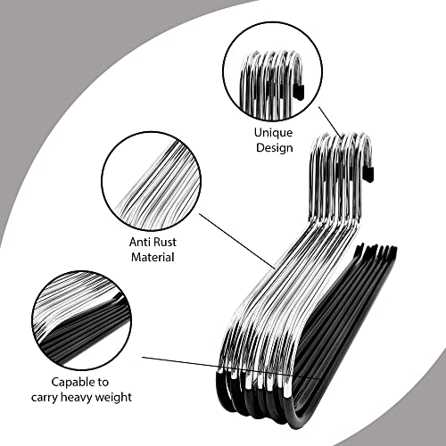 BuyDBest Stainless Steel Hanger Set of 9, Heavy Duty Hanger, Hanger