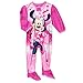 Disney Baby Girls' Minnie Mouse Footed Pajama Blanket Sleeper Pink
