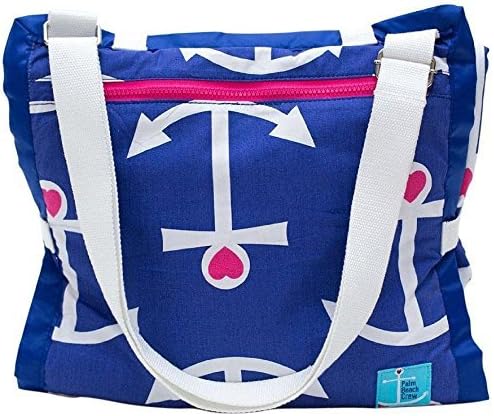 Palm Beach Crew Brilliant Blanket and Wet Bag Cabana Collection, Anchor Love