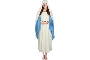 HOMELEX Virgin Mary Costume Adult Robe For Women Easter Halloween Cosplay