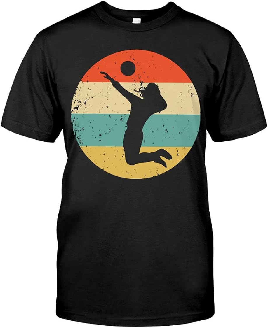 Volleyball Vintage Retro Volleyball TShirt ds1070 Personalized Unisex