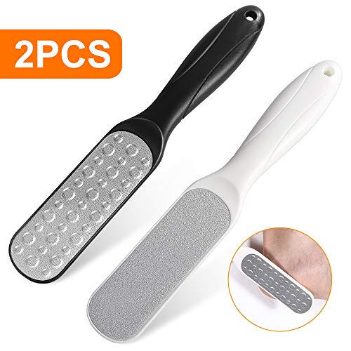 2PCS Foot File, Professional Callus Remover, Double-Sided Foot Care Pedicure Tool, For Cracked Skin, Can be Used on Both Wet and Dry Feet, by KAVERME.