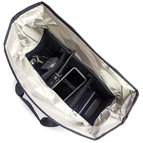 Mission Darkness Padded Utility Faraday Bag for Law Enforcement and Military/Signal Blocking/Data Privacy/EMP Protection for Night Vision Goggles, Rifle Scopes, Cameras, Optics, Phones, and More