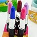 KitMax (TM) Pack of 12 Pcs 0.5 Mm Cute Cool Novelty Lipstick Shape Ballpoint Pen Office School Supplies Students Children Gift