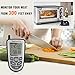 ThermoPro TP09B Wireless Meat Thermometer for Grilling Smoker Food Cooking BBQ Oven Safe Thermometer with Long Temp Probe, Digital Remote Instant Read Meat Thermometer, Battery Included, 300ft Range