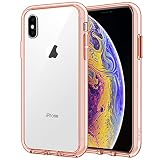 JETech Case for Apple iPhone Xs and iPhone X, Shock-Absorption Bumper Cover, Rose Gold