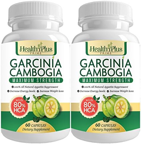 Pure Garcinia CAMBOGIA Premium Extract 2 -Pack G2 All Natural Appetite Suppressant and Weight Loss Supplement Formula. Ultra Easy Swallow Pills. 60 Capsules. Manufactured in The USA