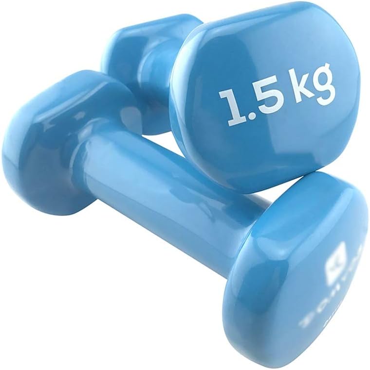 King Boutiques Dumbbell Ladies Small Dumbbell Rubber Dumbbell Shaping Muscle Strength Training Indoor Fitness Beginner Equipment Pair 2kg Sports Equipment (Color : Blue)