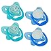 Dr. Brown's PreVent Orthodontic Pacifier - Blue Glow-in-the-Dark - 4-Pack - 6-18m