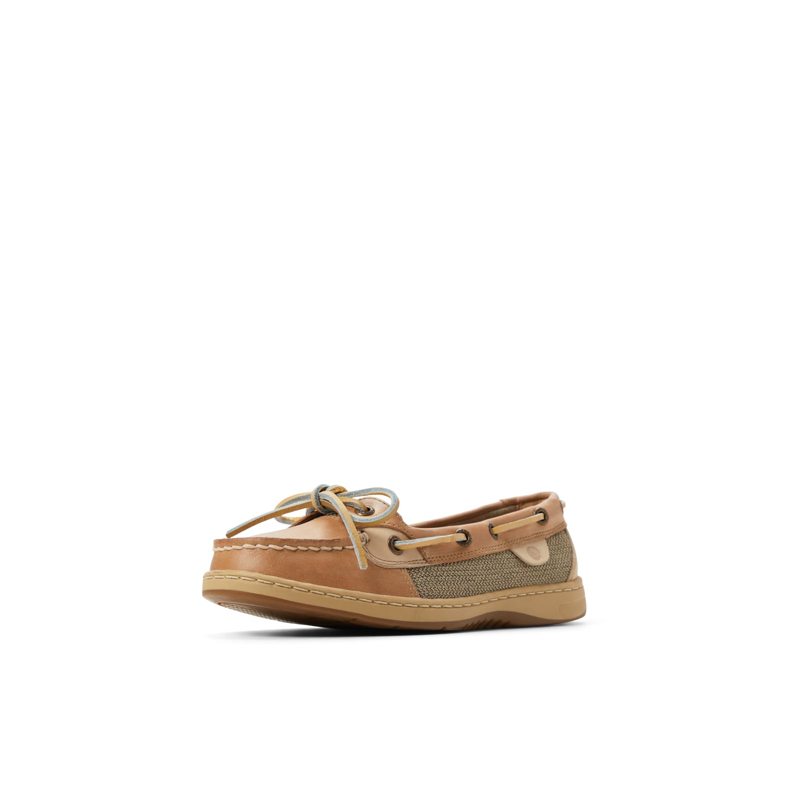 Sperry Women's Angelfish 1-Eye Leather Boat Shoe, Linen Multi, 8.5 Image