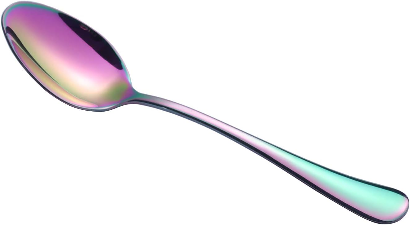 Rainbow Teaspoon Sets 6 Piece 18/10 Stainless Steel