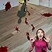 TEEHOME Bloody Footprints Floor Clings (42pcs - 8 Sheets) | Vampire Zombie Party Halloween Creepy Decorations Decals Stickers Supplies | Best Scare Halloween Decorations for Floor and Wall