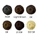 Beauty Angelbella Updo Hairpiece Adjustable Scrunchie Chignon Braid Synthetic Clip in Bun Extension Bundles for Women (1b#)