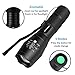BINWO Small Flashlights Powerful 3000 Lumens with 5 Modes/Zoomable/Waterproof/Tactical Flash/Alloy Materials for Walk The Dog, Camping, Outdoor, Emergency, Hiking