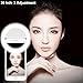 Leadpo Selfie Light Ring 36 LED for iPhone Samsung, Motorola and Other Smart Phones, 3/4-Level Brightness LED Clip On for All Smartphones/ Tablets, Great for Applying Make Up (3-Level White)
