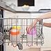 Puj Phillip Cups for Kids - Hangable Training Cups - Rinse-and-Play Reusable Plastic Cups with Grippy Hooks - Dishwasher Safe - Set of 2 (Ctiron)