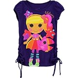 Lalaloopsy April Sunsplash Girls Purple T-Shirt (Little Kid/Big Kid)