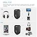 Bluetooth Transmitter,Qcute Bluetooth 4.1 Transmitter Receiver 2-in-1 Wireless Portable Bluetooth Adapter Home/Car Stereo System, 3.5mm Audio Devices, 2 Devices Simultaneously (Black)