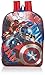 Marvel Boys' Captain America Backpack with Lunch Kit, Blue